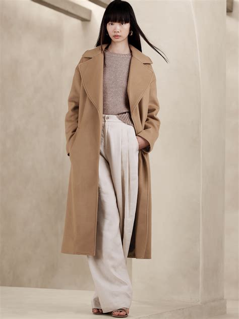 pura oversize wool-cashmere wrap coat